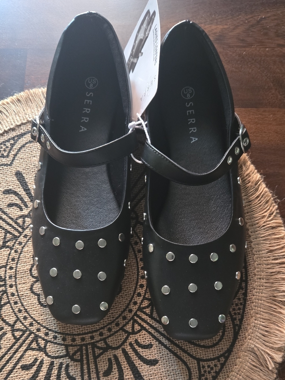 Black Ladies Loafer Shoes